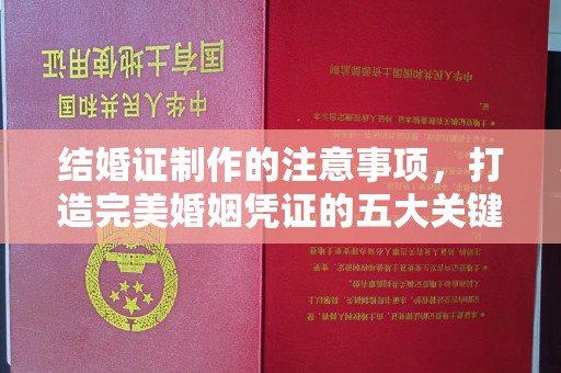 槐荫结婚证制作的注意事项，打造完美婚姻凭证的五大关键点